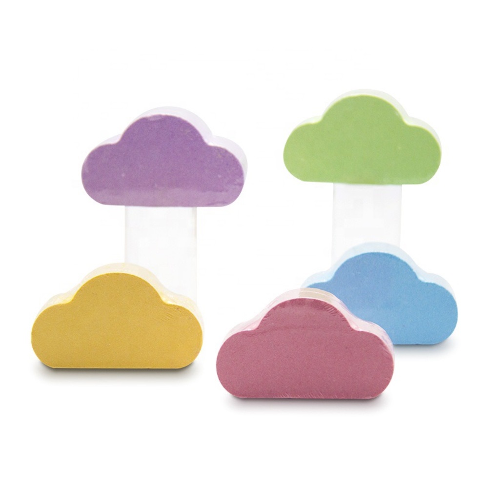 Rainbow cloud bath bombs